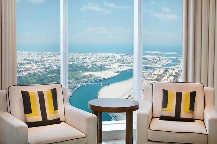 JW Marriott Dubai  Deluxe Sea View Room