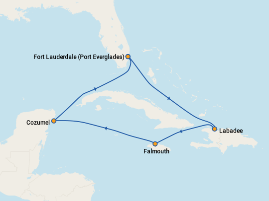 Royal Caribbean Harmony of the Seas Map