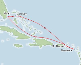 Royal Caribbean Symphony of the Seas Map