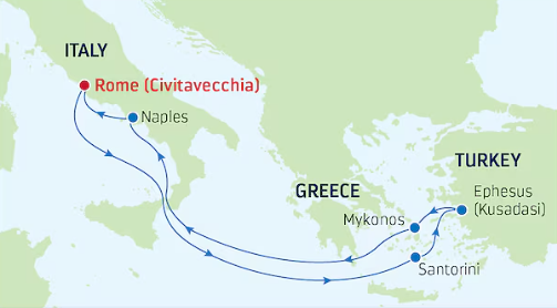 Cruise Itinerary Map Cruise Itinerary Map